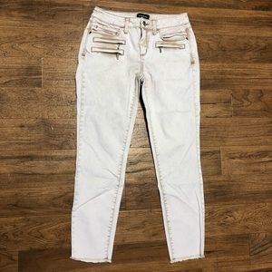 bebe Ankle Jeans in Sand Dune Color Size 28